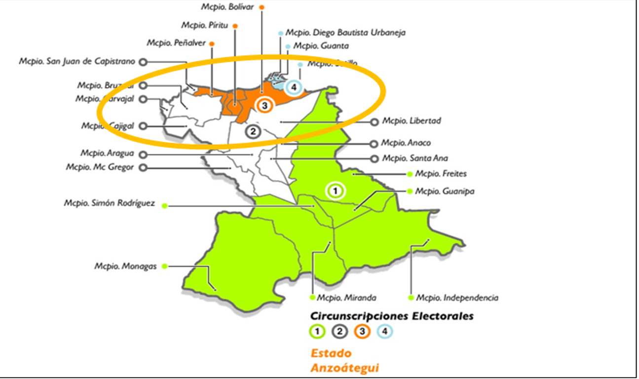 Mapa anzoategui