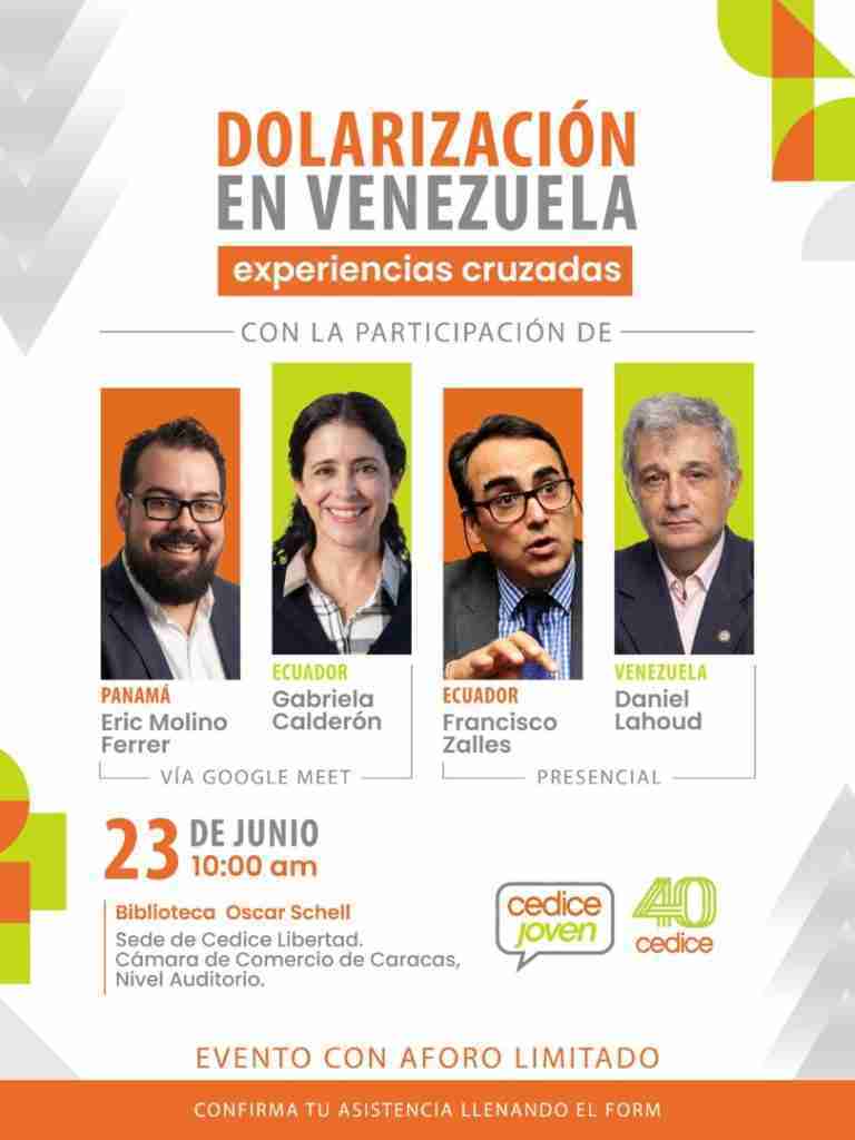 Foro: “Dolarización en Venezuela: experiencias cruzadas”